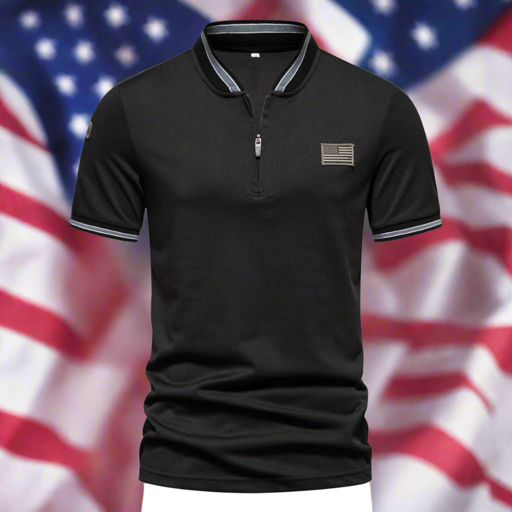 Miller’s – The Patriot Quarter-Zip Polo